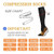 3 Pairs Copper Compression Socks - Compression Socks for Women & Men Circulation - Best for Medical Running Nurses（S/M)