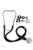 Primacare DS-9295-BK 30" Sprague Rappaport Style Stethoscope for Doctors  Nurses and Medical Students  First Aid Professional Dual Head Cardiology Kit for Men  Women and Pediatric  Black