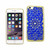 10 Pack - Reiko iPhone 6 Plus/ 6S Plus Soft TPU Case With Sparkling Diamond Sunflower Design In Navy