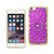 10 Pack - Reiko iPhone 6 Plus/ 6S Plus Soft TPU Case With Sparkling Diamond Sunflower Design In Purple