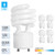 (4 Pack) 13 Watt Mini Spiral - GU24 Base - (60W Equivalent) - T2 Mini-Twist - CFL Light Bulb (Warm White (2700K), CFL)