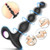 Vibrating Anal Beads Butt Plug, Rechargeable Silicone Anal Vibrator with 10 Vibration Modes Graduated Design Waterproof Prostate Stimulator Sex Toys for Men, Women and Couples
