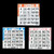 1 on Bingo Paper Cards Triple Value Pack - 500 Blue  500 Orange  500 Pink - UniMax Paper Series - 4 Inch Square Size - 1500 Disposable Cards per Pack - No Duplicate Cards by Color - Made in USA