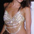 Dresbe Boho Rhinestone Body Chains Layered Bra Chains Bikini Party Body Jewelry Accessories for Women and Girls (Gold)