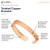 Copper Compression Twisted Copper Bracelet for Arthritis - 99.9% Pure Copper Magnetic Therapy 12 Magnet Bangle Bracelet for Men + Women. Therapeutic Bracelets for Carpal Tunnel, RSI, Joint Pain, Golf