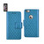 10 Pack - Reiko iPhone 6 Plus Rhombus Wallet Case In Blue