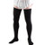 Truform Compression Socks  20-30 mmHg  Men's Dress Socks  Thigh High Over Knee Length  Black  Small