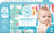 The Honest Company  Club Box  Clean Conscious Diapers  Young At Heart + Rose Blossom  Size 2  76 Count (Packaging + Print May Vary)