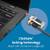 Kensington ClickSafe® Combination Laptop Lock for Wedge-Shaped Security Slot (K67936WW)