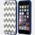 Kate Spade New York Flexible Hardshell Case for Apple iPhone 6/6s - Chevron Silver Glitter