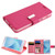 ASMYNA Hot Pink/Pink PU Leather MyJacket Wallet with extra card slots (GE033) for Galaxy J3 Star
