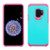 ASMYNA Teal Green/Hot Pink Astronoot Phone Protector Cover  for Galaxy S9