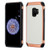 ASMYNA White Lychee Grain(Rose Gold Plating)/Black Astronoot Protector Cover  for Galaxy S9