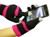 Boss Tech Knit Touchscreen Gloves  Texting Gloves  Tech Gloves (Black/Pink)