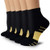 Ankle Compression Socks for Women & Men - Aoliks Copper Plantar Fasciitis Arch Support Running Socks for Athletic Sports