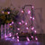 HDNICEZM Solar Outdoor Flamingo String Lights, 15.8 FT 30 LED Solar Flamingo Fairy Lights 3 Modes Copper Wire Lights Waterproof for Garden Patio Gate Yard Party Wedding Indoor Bedroom (Cold White).