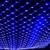 DOCHEER LED Net Mesh String Fairy Lights 204 LEDs, 6.56 Ft x 9.84 Ft,8 Modes, Blue Outdoor Transparency String Lights Waterproof Christmas Decorative Lights for Christmas Tree, Holiday, Party, Wedding