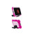 Incipio - Double Cover Silicrylic Case with Stand for HTC DROID Incredible 2 ADR6350 - Light Pink/Dark Pink