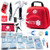 First Aid Kit for Car Travel Camping Home Office Sports Survival Complete Emergency Bag Fully Stocked(RED2.0)