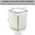 Large Food Storage Containers Cereal Container  Blingco Airtight Tall Dry Food Storage Containers Set of 4 (5.2L /175oz) for Flour  Sugar  Baking Supplies  Kitchen & Pantry Storage Container with Lids