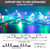 XUNXMAS 300 LED Christmas String Lights Indoor Outdoor  109ft Multicolor Christmas Tree Lights with 8 Modes  Connectable Waterproof Fairy Lights for Bedroom Wedding Party Patio Christmas Tree Decor