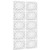Lchen Hanging Room Divider 10 Pieces Wood-Plastic Hanging Panels 0.2“Thick Screen Panel for Living Room Bedroom Home Decoration(HTT-10S 11.4"X11.4")