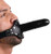 Strict Leather Ride Me Mouth Gag with Dildo, Black (AC735)