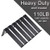 Large Shelf Brackets 10 Inch  Heavy Duty Metal Brackets  Black Brackets with Lip  DIY Floating Shelf with Hardware 6 Pack