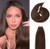 Anrosa Tape in Hair Extensions Human Hair Dark Brown Skin Weft Tape in Natural Hair Extensions Invisible Remy Hair Extensions Seamless Double Sided 50g 20pcs 18 inch