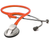 ADC Adscope 615 Platinum Sculpted Clinician Stethoscope with Tunable AFD Orange