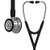 3M Littmann Stethoscope  Cardiology IV  Black Tube  Stainless Steel Chestpiece  22 inch  6151