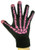 Boss Tech Knit Touchscreen Gloves  Texting Gloves  Tech Gloves - Black/Pink