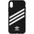 Adidas Samba Case for Apple iPhone Xs Max - Black with White Stripes