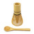 MatchaDNA Bamboo Whisk  Hooked Bamboo Scoop & Bamboo Spoon Set for Matcha Tea Preparation
