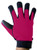 Boss Tech Mechanic's Style Touch Screen Gloves for All Touch ScreenDevices (Black/Pink)