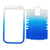 Unlimited Cellular Rocker Snap-On Case for Samsung Galaxy S2 Hercules T989 - Leather Finish White / Blue Egg Crack