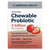 American Health  Once Daily Chewable Probiotic  Natural Strawberry  5 Billion CFU  30 Chewable Tablets