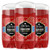 Old Spice Aluminum Free Deodorant for Men Red Zone Collection  Aqua Reef  Lime & Cypress Scent  3 Oz  Pack of 3
