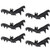 JOYIN 6 Pack Halloween Bats Decorations Realistic Looking Spooky Hanging Bats for Best Halloween Outdoor Indoor Decoration