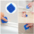 Outus 8 Pieces Caulking Tool Kit Caulk Caps Sealant Finishing Tool for Bathroom Kitchen and Floor Sealing (Blue)