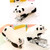 1 Pack Mini Panda Desktop Stapler for 10 Sheets Capacity with 1000 Pcs No.10 Staples for Paper Clips Staplers for Desk for Friends and Children(Panda)