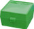 MTM Case-Gard RM-100 Series Medium Rifle Ammo Box  100 Round  Green  3.05-Inch