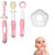 3Pcs/Set Baby Tongue Cleaner/Scraper Newborn+Soft Bristle Toothbrush+Silicone Training Teeth Brush for Kids Infants Toddlers 3 Stage Oral Care Set Bpa Free