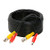 75FT Black Premade BNC Video Power Cable/Wire for Security Camera  CCTV  DVR  Surveillance System  Plug & Play (Black  75)