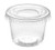 [100 Sets - 1 oz.] Plastic Disposable Portion Cups With Lids  Souffle Cups