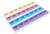 Apex 7-Day Mediplanner Pill Organizer  Weekly Pill Organizer  4 Times A Day Color-Coded  Easy-Open  See-Through Lids  Organize Medication Or Vitamins By AM  PM  Evening And Bedtime