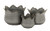 Deco 79 49171 Metal Planters Set of 3