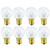 Lava Lamp Bulbs  8 Pack 25 Watt The Lava Original Replacement Bulb for 14.5-Inch/20-Ounce Glitter and Lava Lamps  E17 Base/120 Volt/25 Watt Lava Replacement Bulbs Dimmable - Warm White-Long Life