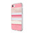 Kate Spade New York Flexible Hardshell Case for iPhone 8/7 - Pink White Stripe