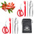 9Pcs Seafood Tools Set Crab Lobster Crackers Stainless Steel Forks Opener Shellfish Lobster Crab Leg Sheller Nut Crackers